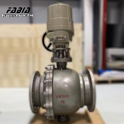 China Large Size 20 Inch Two Pieces Ball Valve High Temperature High Pressure for sale