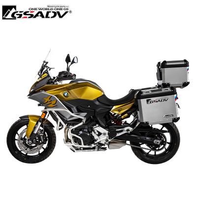 China 5083 Aviation Magnesium GSADV F900XR High Quality Aluminum Metal Box Motorcycle Side Box And Tail Box With Top Brackets Accessories Patch Plate for sale