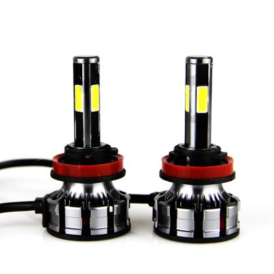 China 9005 aluminum alloy E4 H1 H3 H4 H7 h11 9004 car auto projector motorcycle fan head lamp led 50w headlight bulbs for sale