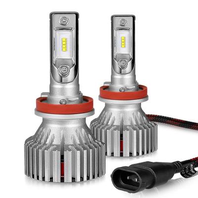 China Aviation Pourio best quality E8 H1 H4 H7 H11 9005 aluminum high power c6 led headlight T8 60W car led headlight bulbs for sale