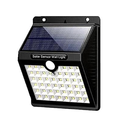 China High Quality IP65 Garden Led Solar Powered Outdoor Led Garden Lamp Wall Security Light 46 Degree With PIR Motion Sensor for sale