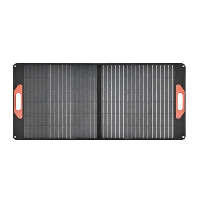 China Portable Type C 210mmx210mm Power Station Generator Sun Power 100W Solar Panel Solar Cell Foldable USB Charger for sale