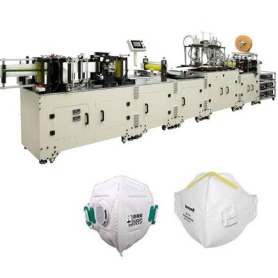 China Automatic N95 Face Mask Production Line Machine Ffp2 Ffp3 N95 Kn95 Face Mask Making Machine for sale