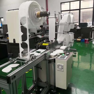 China N95 Semi Automatic Facial Face Mask Making Machine Folding Mask Production Line for sale