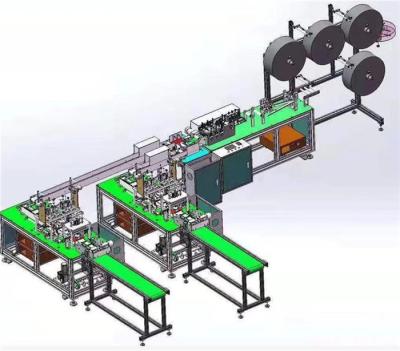 China 1+2 Automatic Disposable Face Mask Machine Full Automatic Face Mask Machine for sale