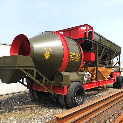 China 750L Concrete Batching Plant concrete mixing plant mobile precast concrete drum mixing station for sale