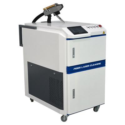 China Fiber Laser Cleaning Machine 100w 200w For Oil Stain/ Rust / Coating Materials for sale