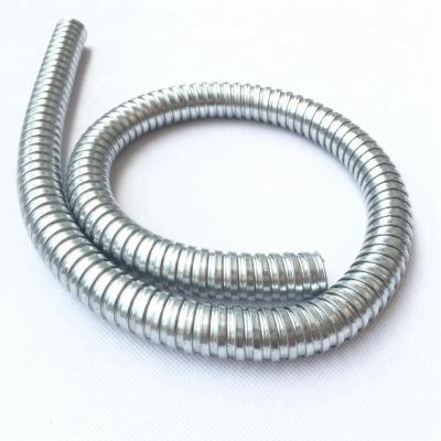 China Industry Hot Sale Aluminum Metal Electrical Cable Wire Protection Gi Specification Electrical Conduit Galvanized Metal Flexible Pipe for sale