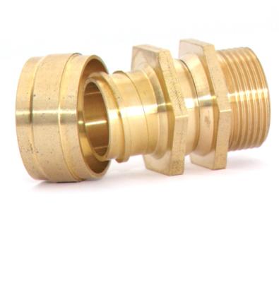 China Power 25mm Height Swivel Brass Nickel Plated Hex Pipe Male Flexible Conduit Connector for sale