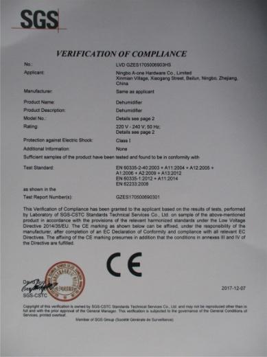 CE - Ningbo A-One Hardware Co., Limited