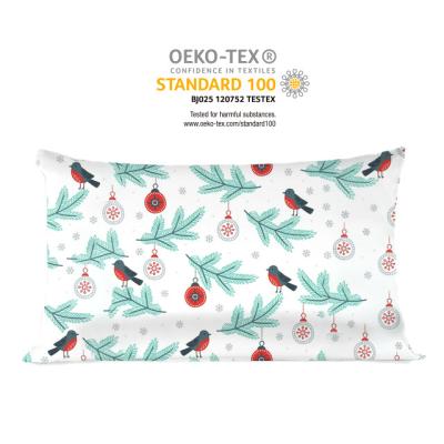 China Mulberry Christmas Anti Dust Mite Pillow Case 22mm Organic Silk Pillow Case Cover With Gift Boxes for sale