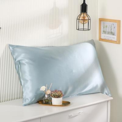 China Anti Dust Mite 16/19/22/25mm Luxury Cheap Soft Silk Pillowcase OEKO-TEX100 for sale