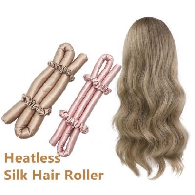 China 2021 Fashion Wholesale Hot Sale Pure Silk Heatless Hair Curler For Hair Beauty for sale