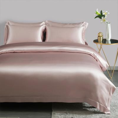 China Taihu Disposable Snow Mulberry Silk Satin Bedding Set Luxury Pure Dyed Silk Bed Set for sale