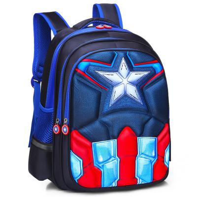 China Amazon's Other Hot Selling Spider-Man Batman 3D 3D Student Cartoon Backpack Kid's Sports Leisure Backpack for sale