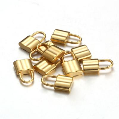 China Nickel Free Miniature Sensitive Lock Stainless Steel Pendant Lock 10mm*17mm for sale