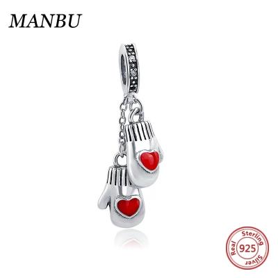 China Trendy Boxing Glove Charms Fits For Pandoras Charms Bracelet 925 03315 Sterling Silver for sale