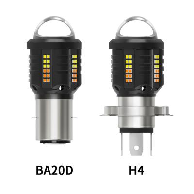 China Motorcycle Headlight Bulbs Size Lumen 12V 20W Motor Lights H4 2016/3570 LED Motorcycle Headlight Bulbs for sale