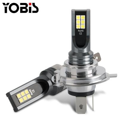 China High Bright Auto Motorcycle Headlight Bulbs H4 H7 H1 H3 9006 Bulb 12SMD 3030 12-24v For Car Motorbike Led Fog Lights for sale