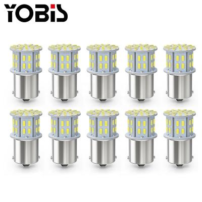 China Hot Selling 1156 Turn Signal 3014 50SMD LED Car Turn Signal White Brake Light Bulb 1000LM 2.4W LED Reverse 1156 Bulb With High Bright for sale