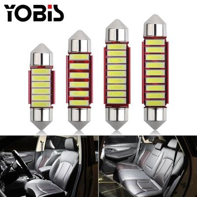 China Wholesale Aluminum Festoon 31/36/39/41mm 7020 6SMD C5W LED Bulbs Cover Light For Car for sale