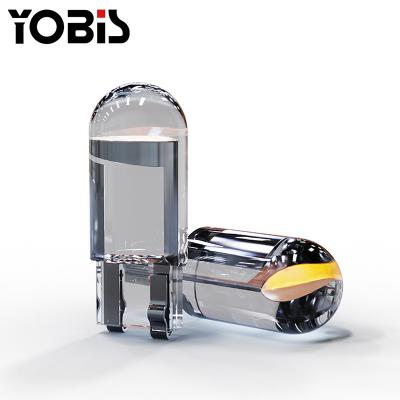 China Fully Transparent Car T10 Glass LED License Plate Lamp COB Bulb Width Lamp T10 LED License Plate Lamp Bulbs for sale