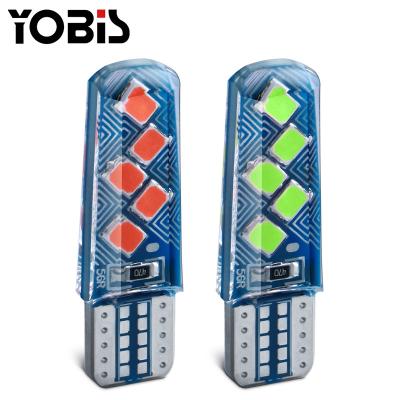 China High quality license plate light led auto light T10 led canbus 3030 chip 10smd license plate light for sale