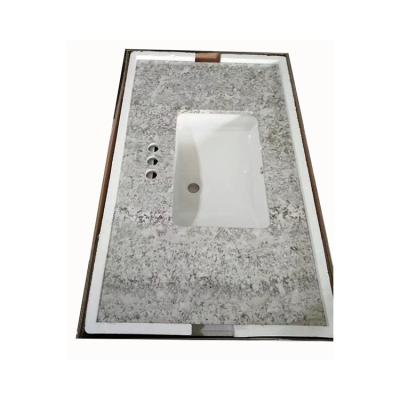 China Contemporary popular polished surface top bathroom vanity g682 banjo vanity top for sale