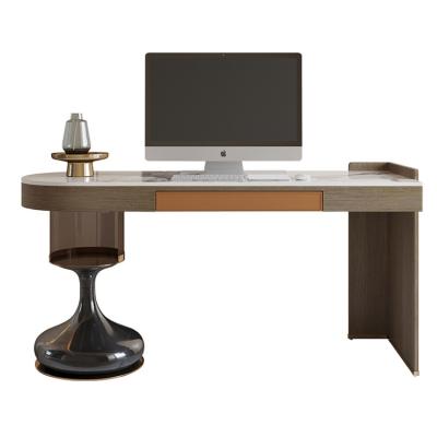 China Other Color Optional Genuine Office Building 120*73*73Cm Rock Plate Metal Desktop Computer Table for sale