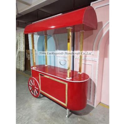 China European Hot Sale PVC Decorations Candy Cart For Party Decoration For Wedding Events BJ220106-2 for sale