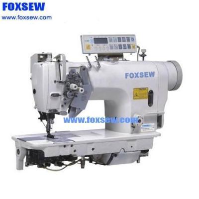 China Direct drive Double Needle Lockstitch Sewing Machine FX8450-D4 for sale