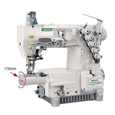 China Small Horizontal Cylinder Bed Three Needle Interlock Sewing Machine FX720-356 for sale