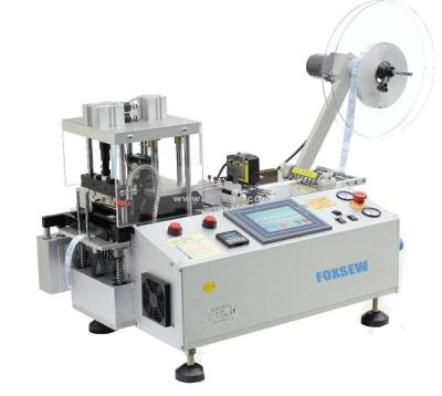 China Automatic Tape Cutting Machine with Punching Hole and Collecting Device FX-150LR for sale