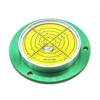 China High precision crane flange level 8013 universal engineering machinery level bubble metal strip base level bubble HL-8013 for sale