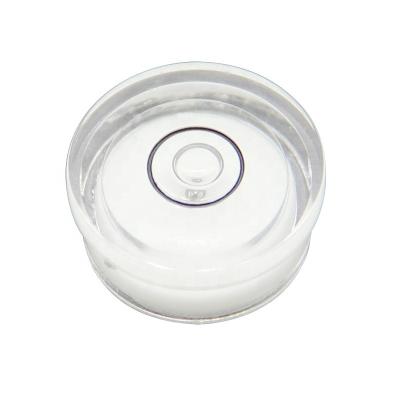 China Plastic universal high-precision horizontal bubble 10 pieces / batch 1808 horizontal bubble portable level bubble circular level HL-1808 for sale