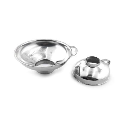 China Best Selling Sustainable Kitchen Canning Direct Stainless Steel Wide Mouth Funnel for sale