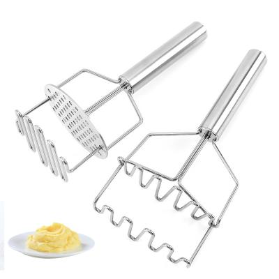 China Sustainable Stainless Steel Multifunctional Kitchen Tool Heavy Duty Potato Crusher for sale