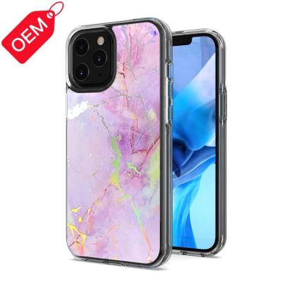 China OEM Factory Shockproof 2 in 1 Luxury TPU PC Smartphone Cell Mobile Sublimation Phone Case For Iphone 12 13 14 pro Max Cover for sale