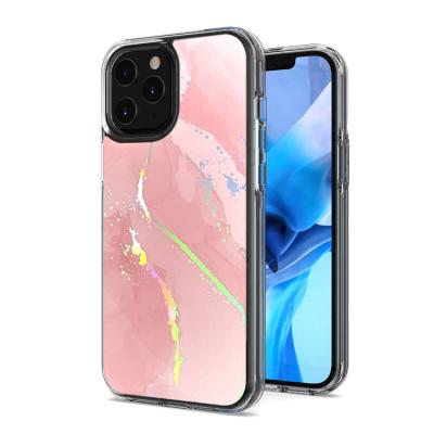 China Shockproof OEM Electroplate Marble Phone Case For iPhone 11 12 13 14 Marble TPU IMD Phone Accessories For iPhone 14 Pro Max for sale