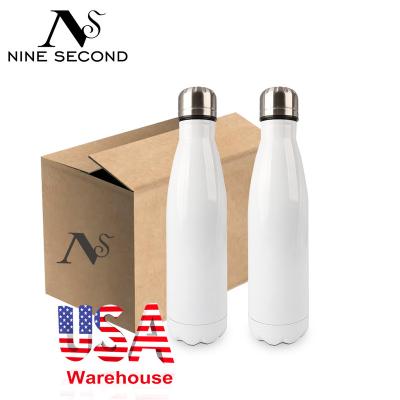 China PORTABLE Stainless Steel Sublimation Water Bottles Blank Cola Formed Vacuum Insulated Double Walled Empty Bottles DIY For Printing for sale