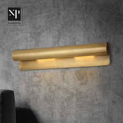 China Modern Decorative Brass Fancy Sconce Security Wall Mounted Indoor Led Light for sale