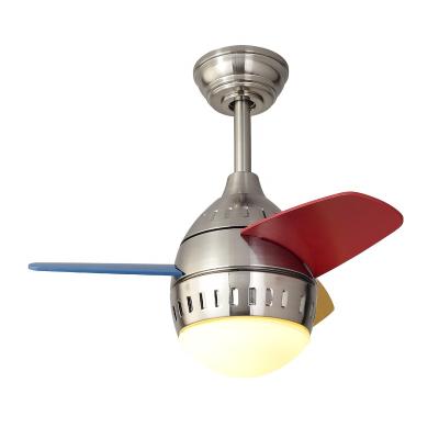 China Post-modern Fan Lights in Children's Bedroom Minimalist Powered Indoor Energy Saving Wooden Ceiling Fan Decorative for sale