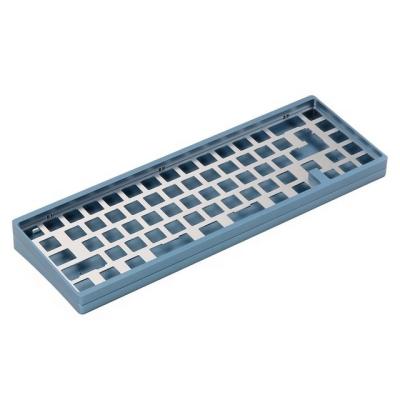 China Mechanical Keyboard CNC Milling Various Colors Anodized Aluminum Keyboard Case For Mechanical Keyboard for sale