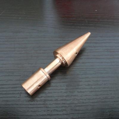 China Machined 3D Printer High Precision Brass Nozzle Jet Nozzle Customized 3D Bronze Copper Machined Printer Spare Parts for sale