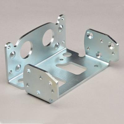 China High Quality Steel Chrome Brackets Plated Sheet Metal Parts Machinery Brackets for sale