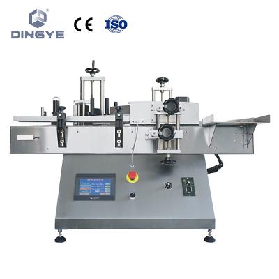 China MT-130 Beverage Round Bottle Desktop Automatic Labeling Machine Adhesive Sticker Labeling Labeler for sale