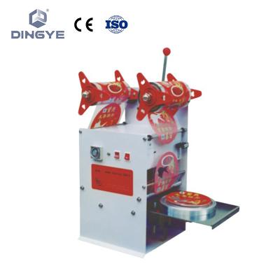 China DY170 Beverage Bubble Tea Machine Manual Semi-automatic Cup Sealing Machine For Cup Diameter 170mm for sale