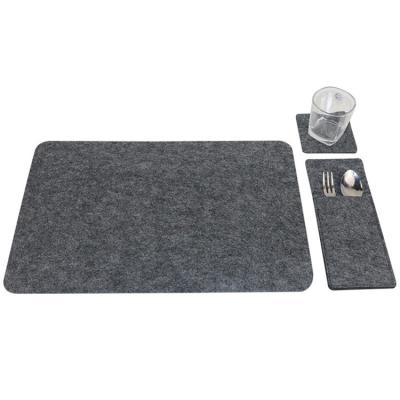 China Sustainable High Performance Reusable Modern Felt Rug Durable Felt Area Rug for sale