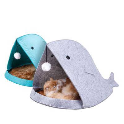 China Breathable High Quality Pet Products Shape Shark Shape Luxury Pet Bed for sale