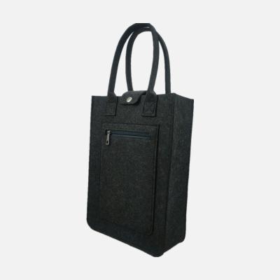 China Factory Price Eco - Friendly Customized Felt Handbag Tote Document Folder With Handle for sale